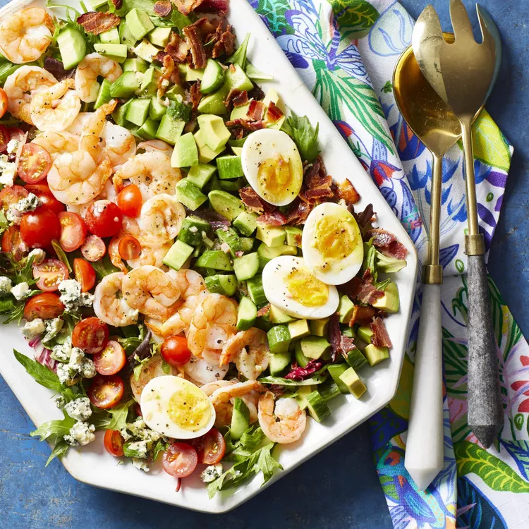 3. Shrimp Cobb Salad with Dijon Dressing Recipes