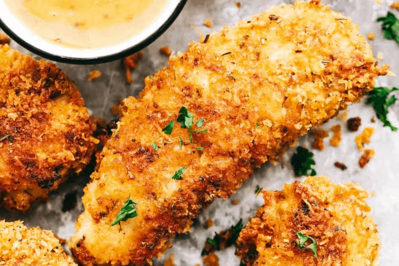 Baked Parmesan Chicken Strips Recipes