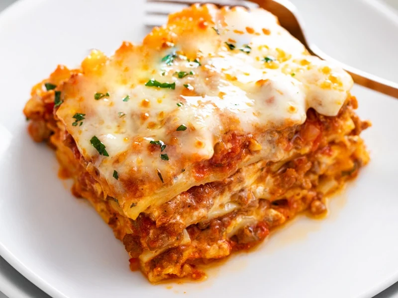 2. Lasagna (The Best) Popular Pasta